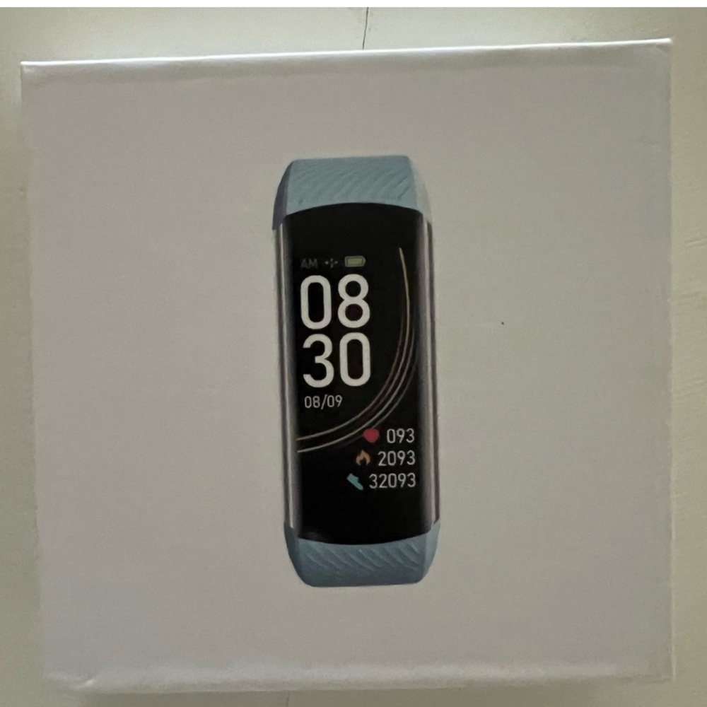 Black temperature Watch